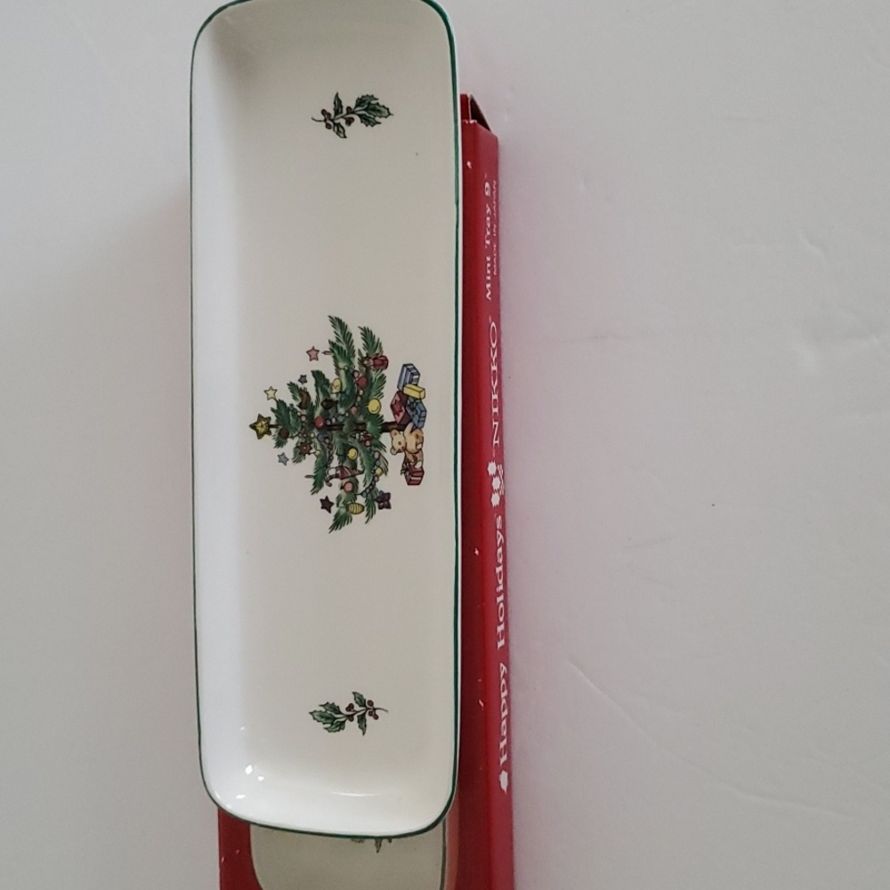 Nikko Vintage 9" Mint * Candy * Cracker Tray